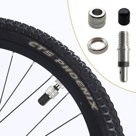 YPYMOD 24 Piece Bicycle Valve Cores, Copper German Valve Inserts Set, Bicycle Valve Adapter for City Bike, Mountain Bike, Kids Bike, Road Bike, Trekking Bike, etc