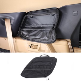 Heutamo Car Trunk Window Storage Bag Compatible with Land Rover Range Rover Vogue 2023 2024,Oxford Cloth Trunk Organizer,Car Rear Side Window Storage Bag Interior Storage Accessories (Left Side)