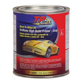 TP Tools 3-IN-1 Urethane Primer (2K) DTM (Direct-to-Metal) - Gray, Quart #TP-1060