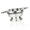 Hamilton & Young Celtic Plain Silver Plated Quaich - 3"