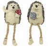 Heaven Sends Pair of cute Christmas Hedgehog Shelf Sitters Ornaments