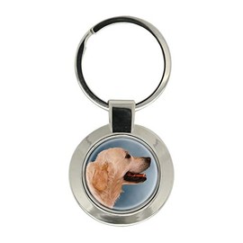 Golden Retriever Key Ring