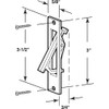 Prime-Line Products N 6768 Pocket Door Flush Pull, Brass Plated