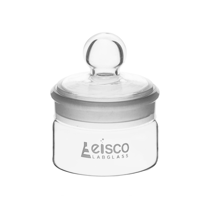 EISCO Weighing Bottle, Low Form, 35ml capacity, Borosilicate Glass with
