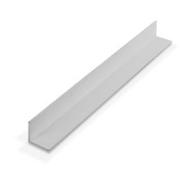 Outwater Plastics 1935-Wh White 3/4'' X 3/4'' X 5/64'' (.078'') Thick Styrene Plastic Even Leg Angle Moulding 36 Inch Lengths (Pack of 4)