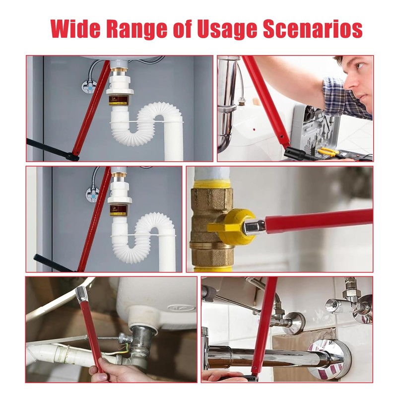 Cimown Stand Tap Nut Connectors 8-12 mm, Stand-Up Tap Wrench,