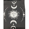 Moon Phase and Goddess Christmas Stocking, Black, Solstice, Witchy, Witchcraft,