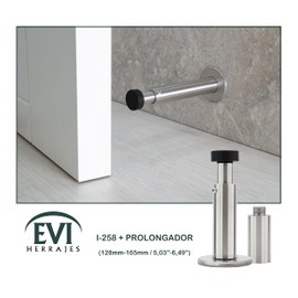 EVI Herrajes | Extension for Wall Stop I-258 | Add 30mm More Length, Multiple Extensions, Stainless Steel Aisi 304 | 040258JPRO