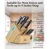 Cooks Standard Bamboo Knife Block Holder without Knives, 25 Slot