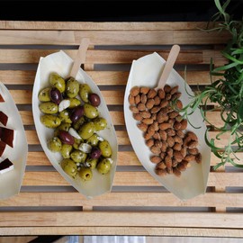 ABENA Gastro-Line 11cm Wooden Disposable Spoons, Teaspoon Size, Made From Birchwood Which Is 100% Compostable - 100 PK