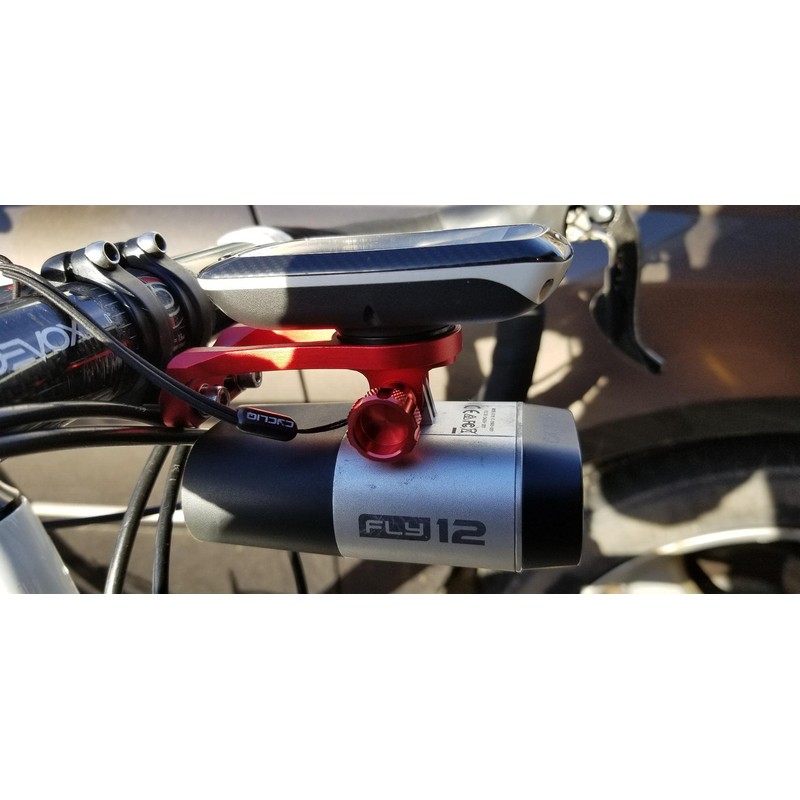Dymoece Out Front Bike Computer Combo Mount for Garmin Edge