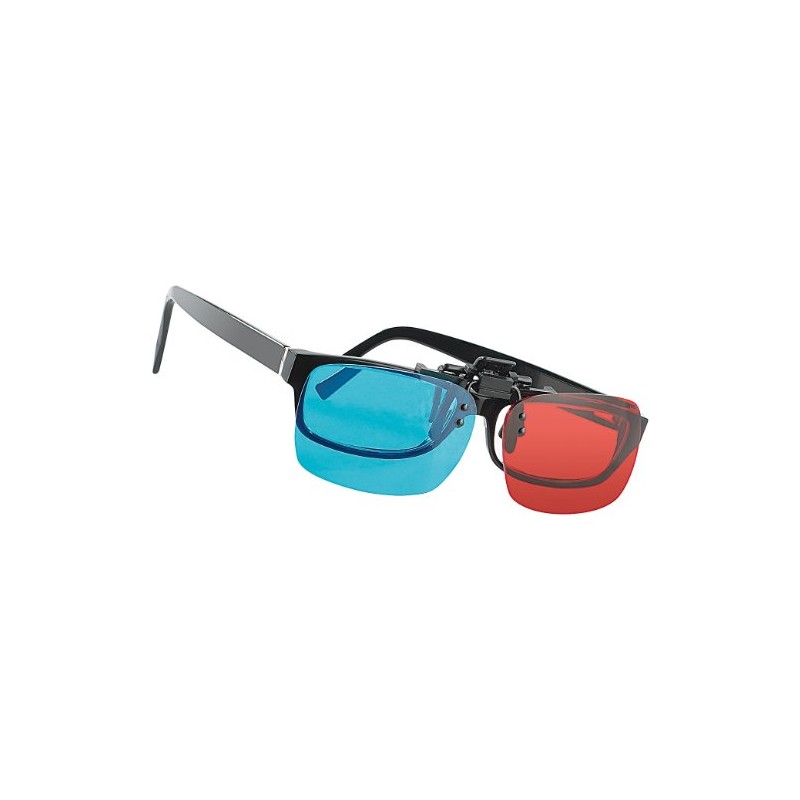 Somikon 3D Attachment Red / Cyan for Glasses Wearers Using