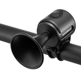 ROCKBROS Bicycle Bell 120 dB Mini Loud Bicycle Bell for Children Girls Boys Adults Bicycle Bell for Scooter Tricycle Children's Bicycle Balance Bike Mountain Bike Bicycle Accessories Black