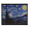 Van Gogh Starry Night Patch Small Art Canvas Sublimation Iron