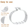 JOB JOL Cookie Cutters 3 PCS, Pumpkin Cookie Cutters, 3''