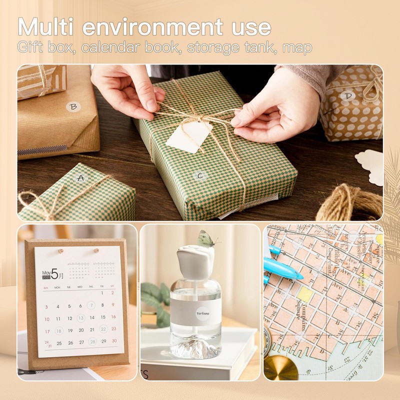 PARLAIM 1/2 Round Permanent Adhesive Color-Code Dot Stickers, 1000 Stickers