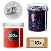 KADAX Jam Jars 350 ml with fi82 mm Screw Lid,