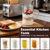 BZTT 18OZ Glass Measuring Cup with Insulated Handle V-Shaped Spout