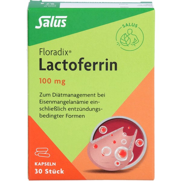 Floradix Lactoferrin 100 mg Capsules, Pack of 30