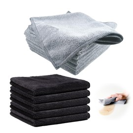 Joysuelly Pack of 10 Microfibre Cloths Cleaning Cloths, 25 x 25 cm Microfibre Cloths Kitchen Towels Cleaning Cloths Cleaning Cloths Soft Dish Cloths Kitchen All-Purpose Cloths Microfibre Cloth