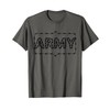 Framed Barbed Wire Army Graphic Word For Army Present Idea