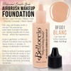 Belloccio's Professional Cosmetic Airbrush Makeup Foundation 1/2oz Bottle: Blanc- Light