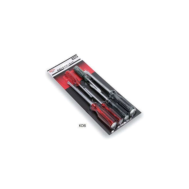 Tone KD6 Penetration Screwdriver Set, 6 Pieces
