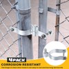 Hicarer 4 Pcs Chain Link Post Gate Hinge 3"[2 7/8"