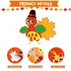 24 Sets Fall Craft Kits Cute Animals Crafts Stickers Bulk