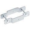 GBGS 6 Pcs Square Tube Fence Line Rail Bracket,2-1/2" x