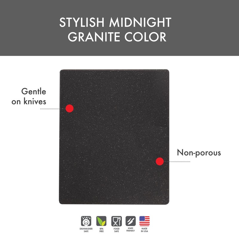 Dexas Superboard Reversible Pastry Board, 14 x 17 Inches, Midnight