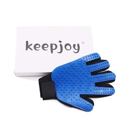 Keepjoy Pet Brush Gloves Pet Brush Gloves for Dogs and Cats, Caring for Hair Loss, Right Hand, Pack of 1