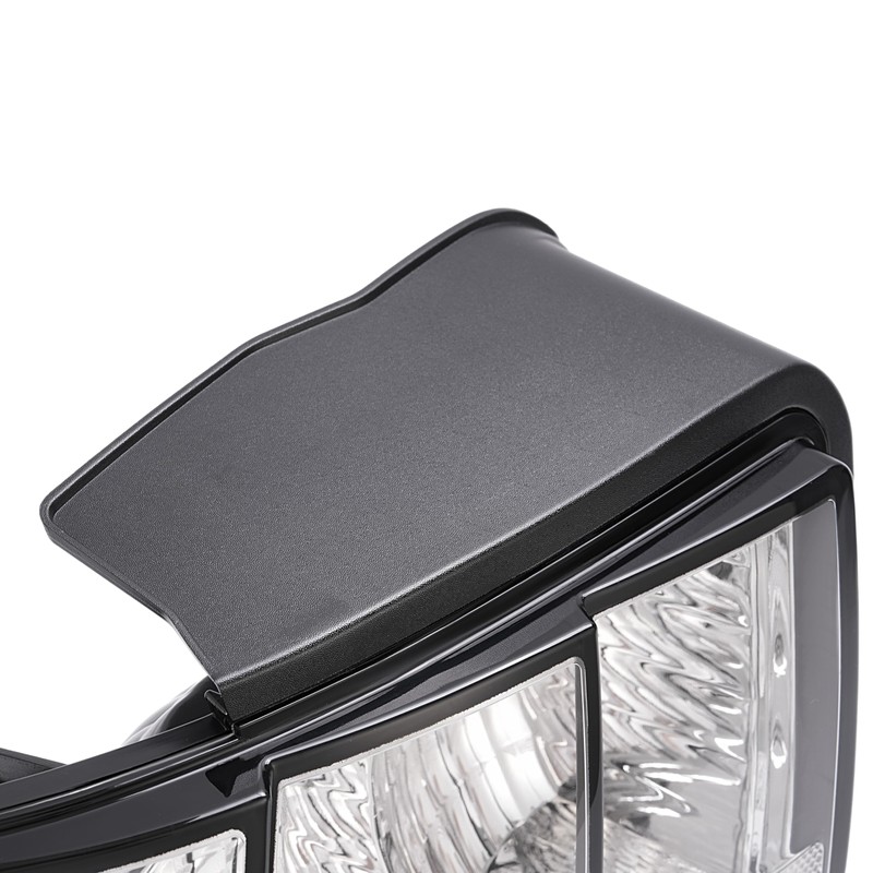 HECASA Pair Tail Lights Compatible with 1999-2004 Ford Mustang Rear