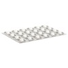 Home Xpert 24 Stück Schutzpuffer CLEAR Quadrat Anschlagpuffer transparent selbstklebend