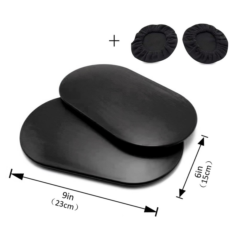 Techson Dual Sided Exercise Sliders (2-Pack) - Versatile Gliding Discs