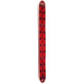 TecNiq 15" Red LED Identification Light Bar for Trucks, Trailers and RVs - Waterproof Made in the USA (Over 80")
