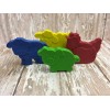 Handmade 15 sets of 4 Farm Barnyard Animal Crayons Party