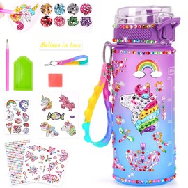 Unicorn Gifts for Girls Gift Ideas: Drinking Bottle Craft Set Water Bottle Craft Set Gifts Girls DIY Drinking Bottle Unicorn DIY Drinking Bottle for Girls Gift Ideas Drinking Bottle Children