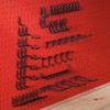 Extra Thick Black 1/4'' Pegboard Hooks for Hanging Tools, Set