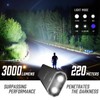 MIAOKE Rechargeable Ultra Thin EDC Flashlight 3000 Lumens UV and