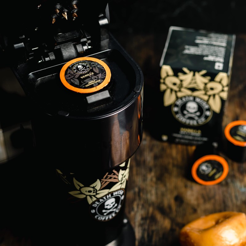 Death Wish Coffee, Single Serve Coffee Pods - Vanilla Pods