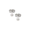 CAMVATE 1/4"-20 Slotted Screw for Camera Quick Release Plate (2