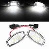 Pair of LED License Plate Lamp White Light 34100S0A013 Fit
