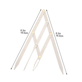 OHPHCALL 1pc Second Generation Scale Eyebrow Ruler Eyebrow Shaping Kit Make up Kits Eye Brow Shaping Kit Molds Golden Ratio Stencil Eyebrow Trimming Stainless Steel Eyebrow Pencil