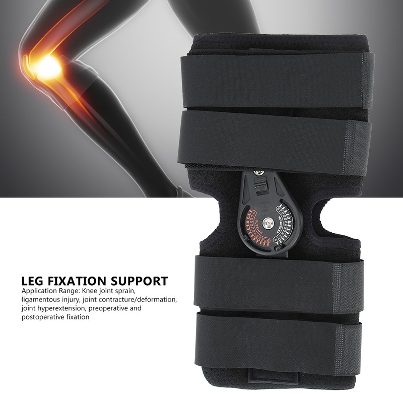 Leg Knee Joint Support Adjustable Breathable Knee Sprain Joint Fixed