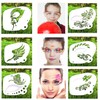 KARLOR 20 Pieces Face Painting Stencils Reusable Face Paint Stencils