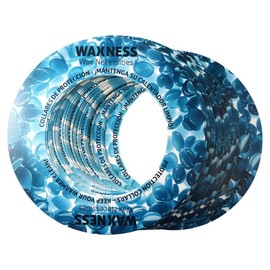 Waxness Waxing Multi-fit Protection Collars for 14-16 Oz Tins and Warmers 50 Pack Teal