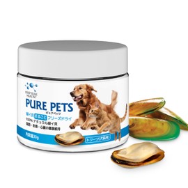 Deep Blue Helth Pure Pets for Dogs and Cats, Whole Green Muscles, Freeze Dried, 1.1 oz (30 g), Joints, Skin, Heart, Made in New Zealand