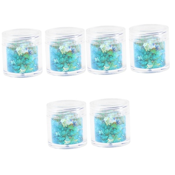 Healvian 6 Pcs Mixed Filler Glitter Body Shimmer Powder Cosmetiquera