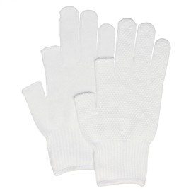 Otafuku Glove Body Toughness Otafuku Gloves, Anti-Slip Gloves, Thin, 2 Fingers, 10 Gauge 100% Cotton, Anti-Slip: PVC] #475 L